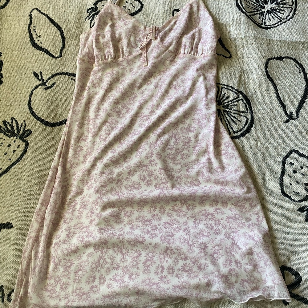 Floral spaghetti strap dress